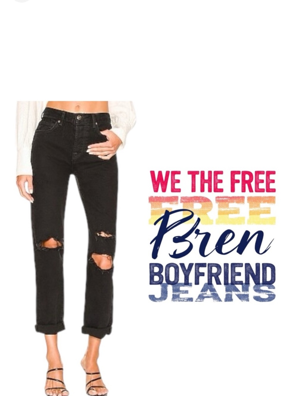 We The Free Bren Boyfriend Jean in Black Magic
FREE PEOPLE Size 31 CBK - Picture 10 of 10